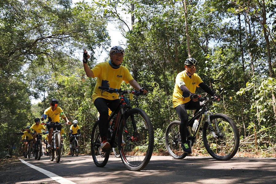 เส้นทางจักรยานศึกษาธรรมชาติในแปลงปลูกป่า FPT 49 จ.นครราชสีมา เฉลิมพระเกียรติ ร.10