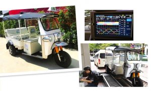 "ตุ๊กตุ๊ก" รถเครื่องสามล้อไทย พัฒนาสู่รถตุ๊กตุ๊กไฟฟ้าดัดแปลงสำหรับธุรกิจไทย SME ตอนจบ : การทดสอบใช้งานและเก็บข้อมูลการทดสอบใช้งาน