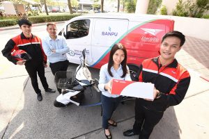 ไปรษณีย์ไทย จับมือ บ้านปูฯ เปิดตัวรถขนส่งไปรษณีย์พลังงานไฟฟ้า