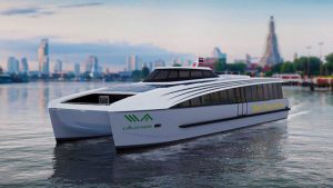 EA เปิดตัว “MINE Smart Ferry” เรือพลังงานไฟฟ้าลำแรกของไทย ฝีมือคนไทย 100%
