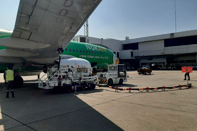 รถเติมน้ำมันอากาศยานพลังงานไฟฟ้า 100%