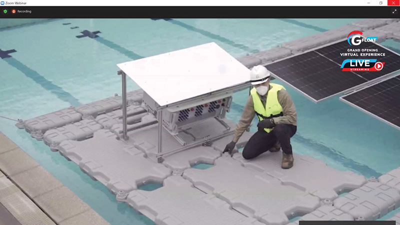 ทุ่นโซลาร์ลอยน้ำ G Float