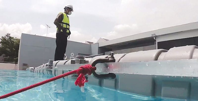 ทุ่นโซลาร์ลอยน้ำ G Float