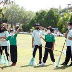 กระบวนการทำไม้กวาดจากขวดพลาสติก