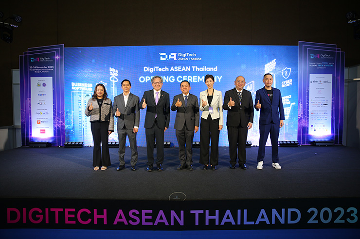 พิธีเปิดงาน ดิจิเทค อาเซียน ไทยแลนด์ 2023