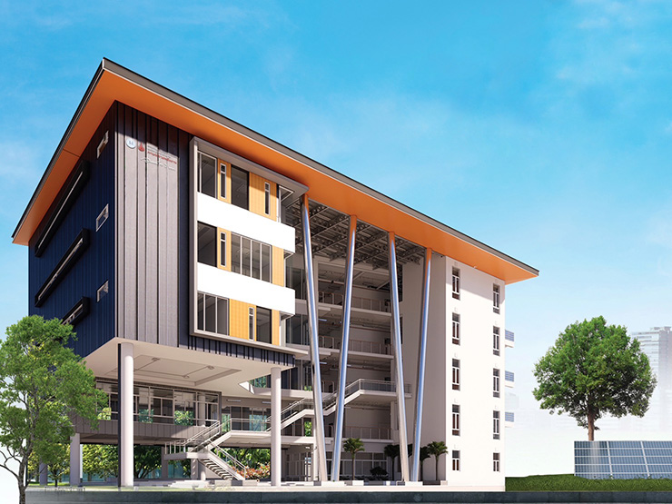 อาคารต้นแบบสาธิตการใช้พลังงานสุทธิเป็นศูนย์ “Net Zero Energy Building” (อาคาร 70 ปี พพ. )