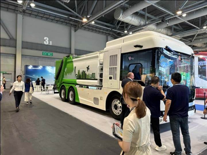 รถขนขยะพลังงานไฟฟ้าจากเซลล์เชื้อเพลิงไฮโดรเจน Wisdom Motors (HK) Limited