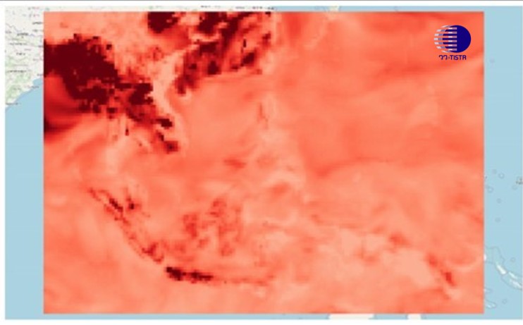 ตัวอย่างข้อมูลฝุ่น PM2.5 จาก CAMS Global atmospheric composition forecasts