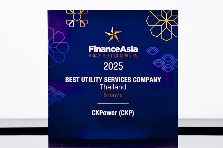 CKPower คว้ารางวัล Asia’s Best Companies 2025 จากนิตยสาร FinanceAsia