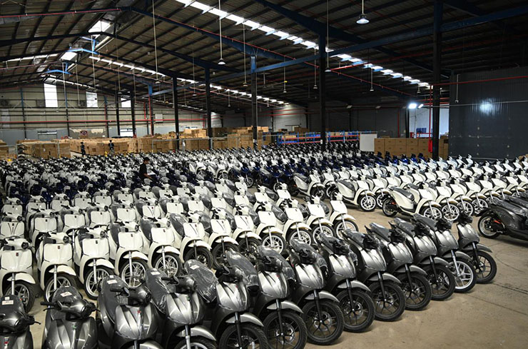 การผลิตรถจักรยานยนต์ไฟฟ้า