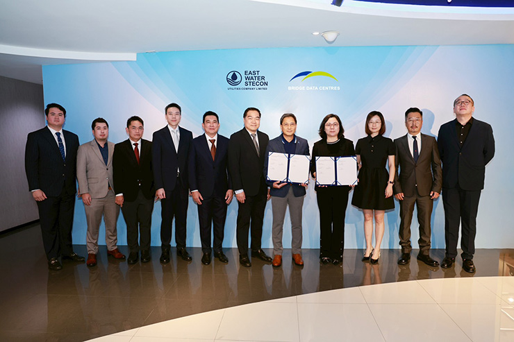 อีสท์วอเตอร์ สเตคอน ยูทิลิตี้ส์ (EWS) จับมือ บริดจ์ ดาต้า เซ็นเตอร์ (BDC) พัฒนาระบบน้ำรองรับดาต้าเซ็นเตอร์ขนาด Hyperscale ที่ชลบุรี