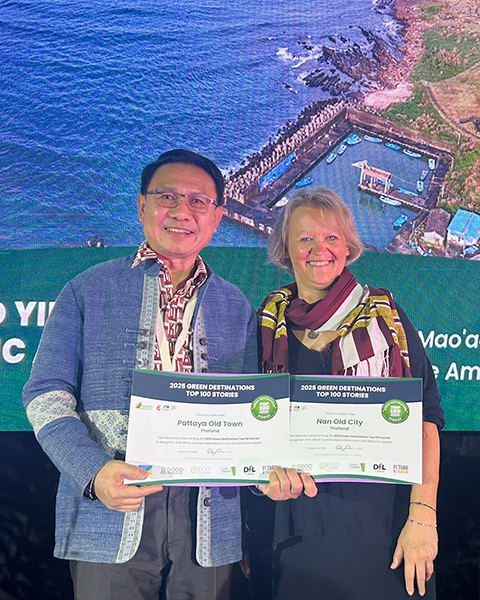 อพท.สุโขทัย คว้ารางวัล Green Destinations Gold Awards หนึ่งเดียวของไทยปีนี้