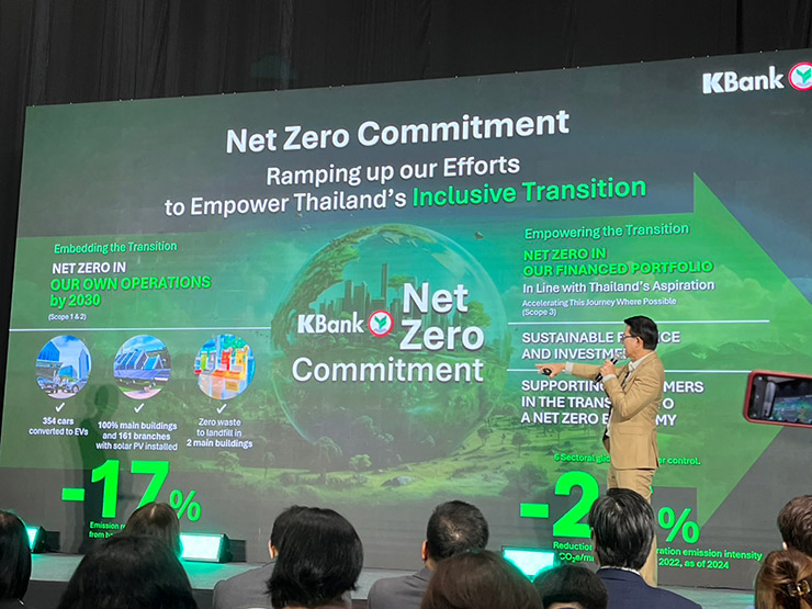 กสิกรไทย เร่ง Green Finance หนุน SME สู่ Net Zero