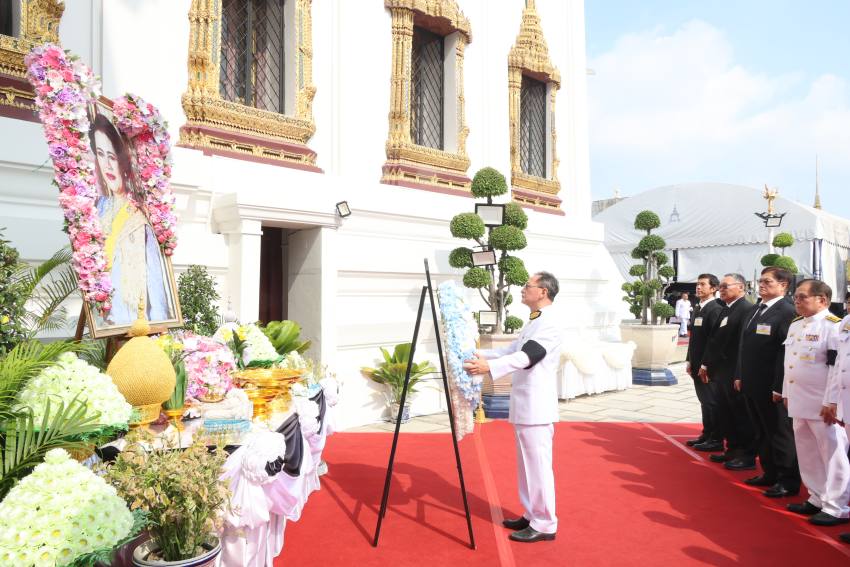บ้านปูร่วมเป็นเจ้าภาพพระพิธีธรรมสวดพระอภิธรรมพระบรมศพ สมเด็จพระนางเจ้าสิริกิติ์ พระบรมราชินีนาถ พระบรมราชชนนีพันปีหลวง
